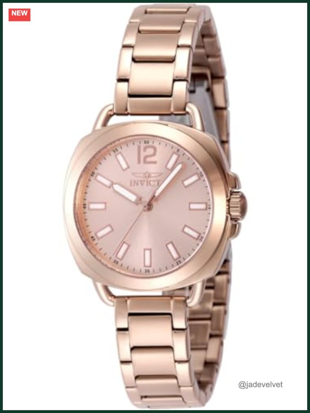 Invicta Wildflower 32mm Stainless Steel Quartz Watch Foldover Clasp